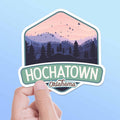 Hochatown Oklahoma Mountain Badge Sticker