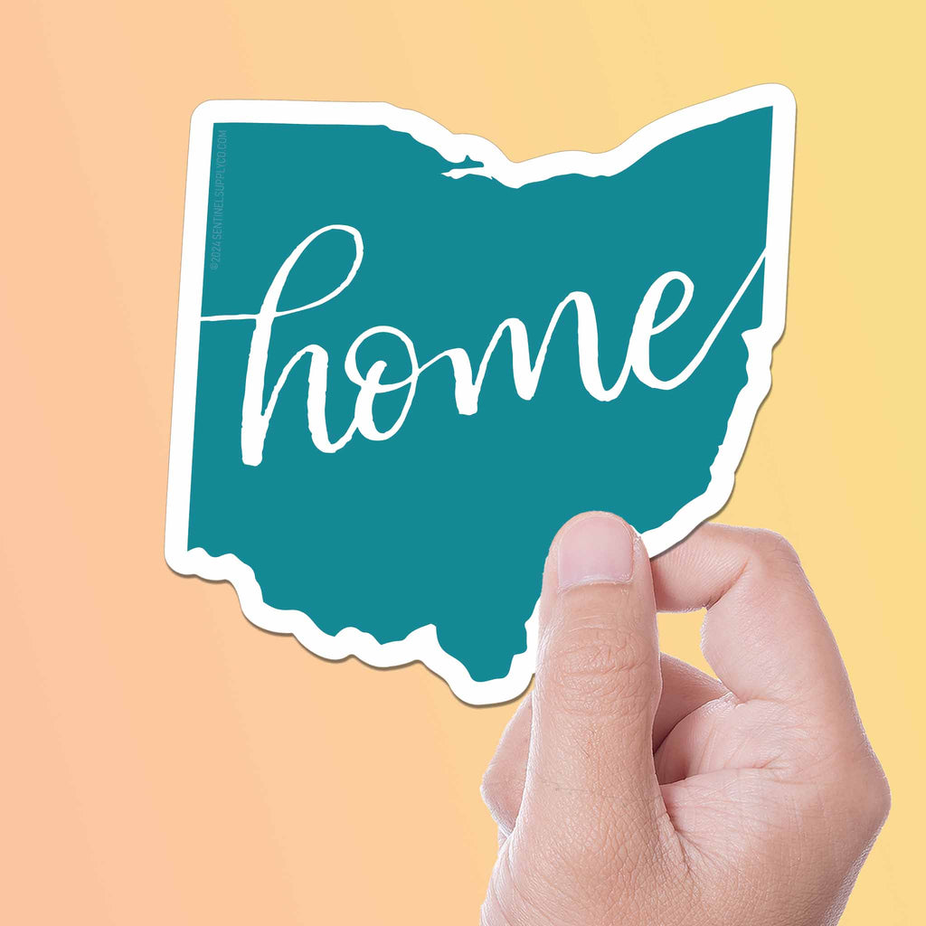 Ohio Home Sticker - Cute Midwest Bumper Decals