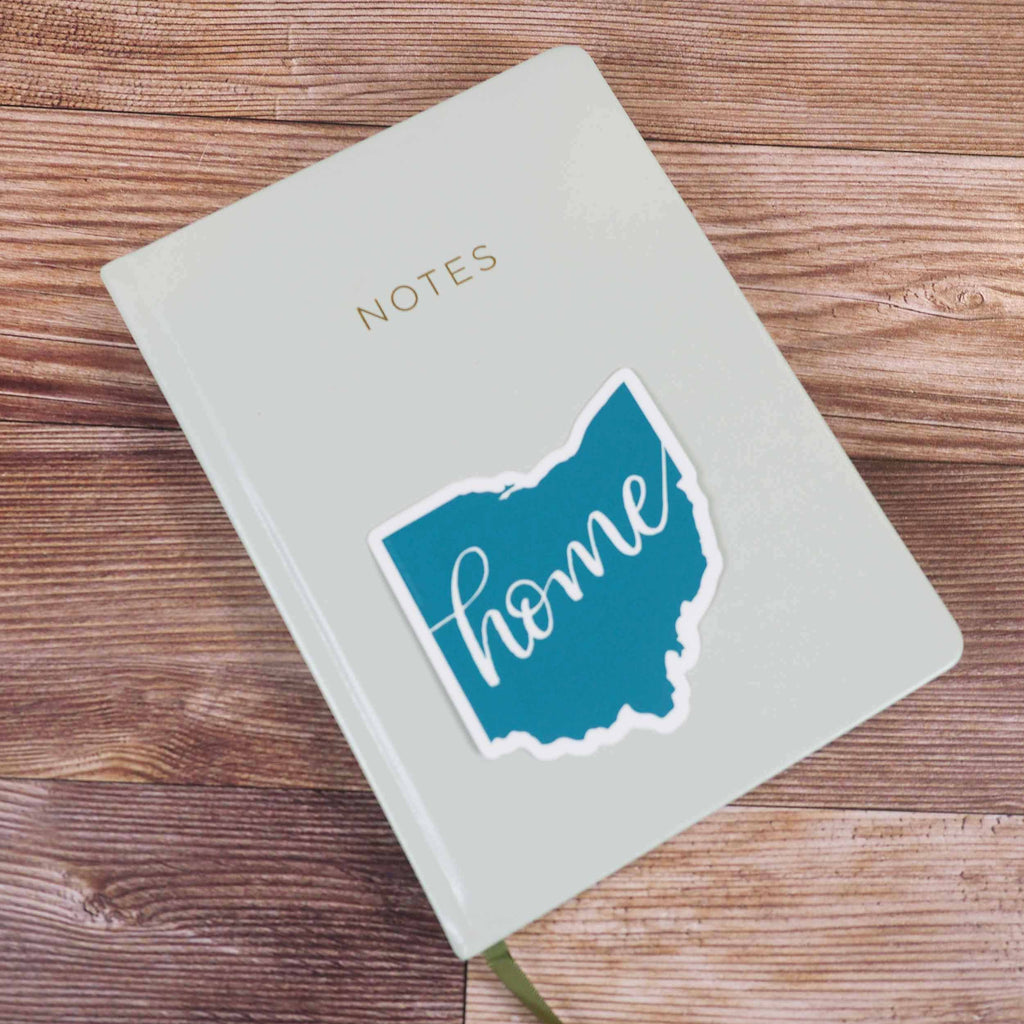 Ohio Home Sticker - Cute Midwest Bumper Decals