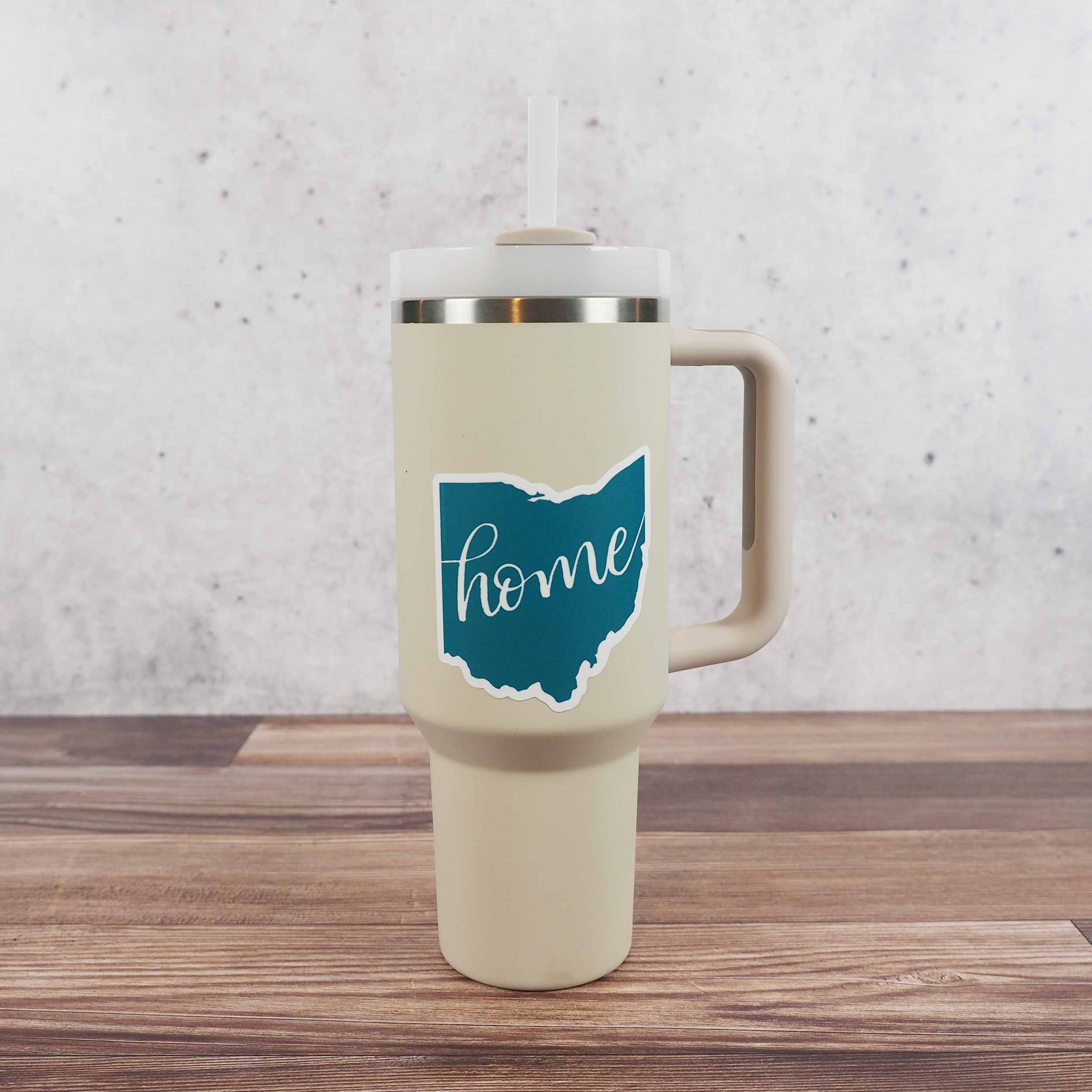 Ohio Home Sticker - Cute Midwest Bumper Decals