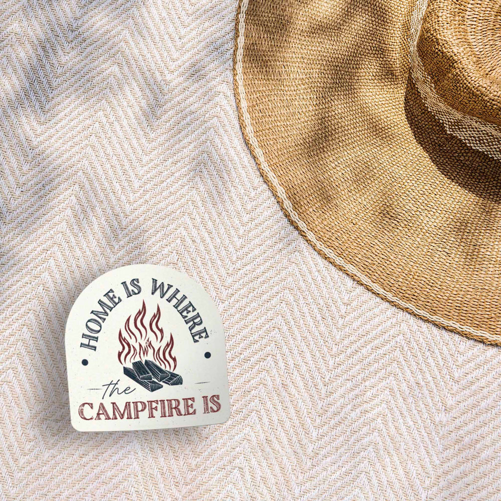 Home is Where the Campfire is Sticker