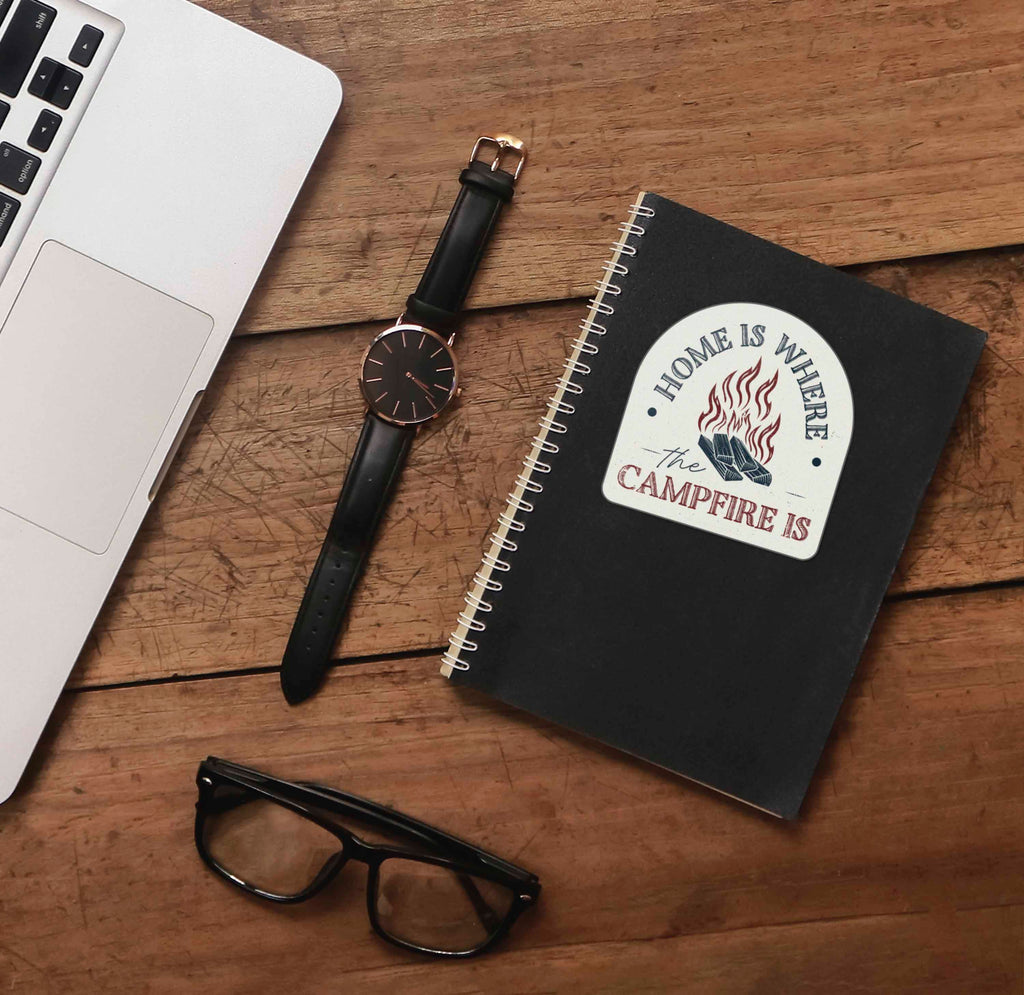 Home is Where the Campfire is Sticker