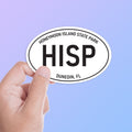 Honeymoon Island State Park Florida White Oval Sticker