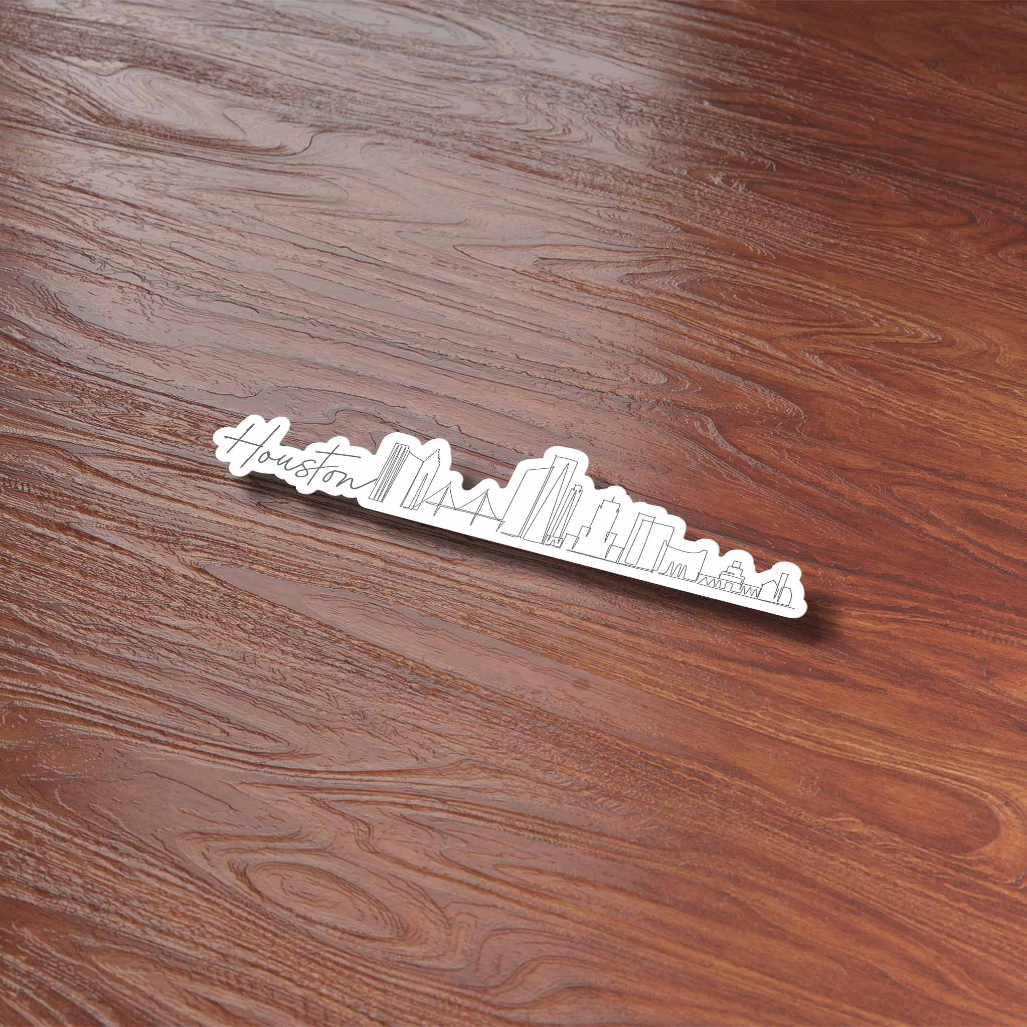 Houston Skyline Sticker