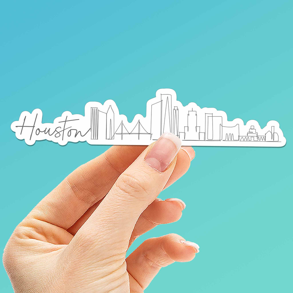Houston Skyline Sticker