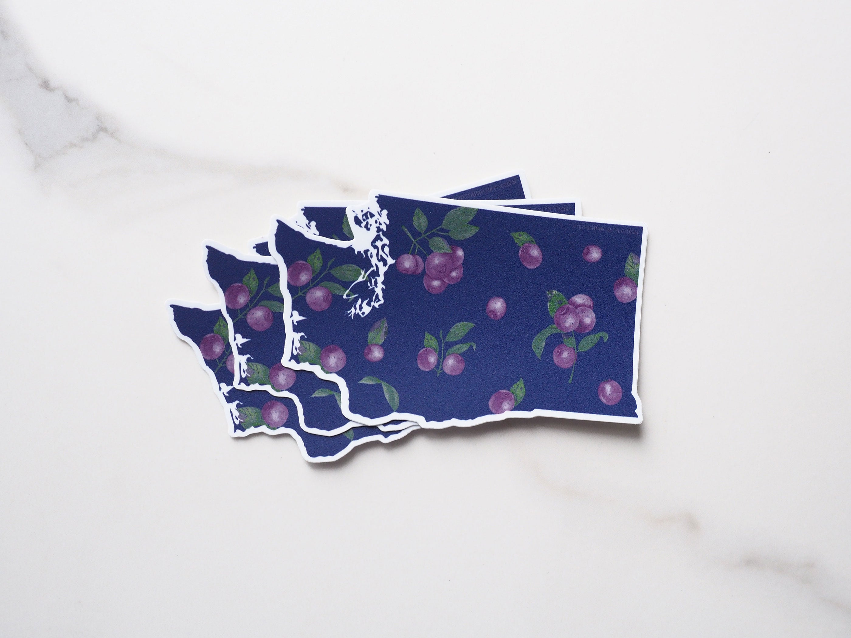 Huckleberry Washington Sticker