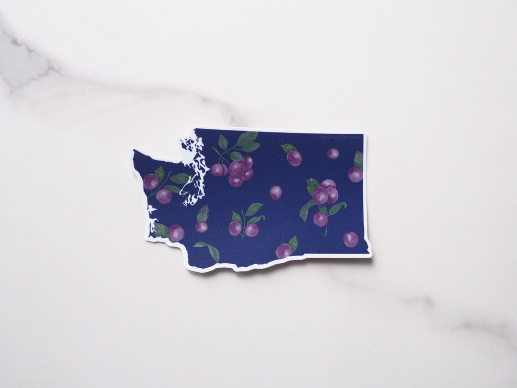 Huckleberry Washington Sticker