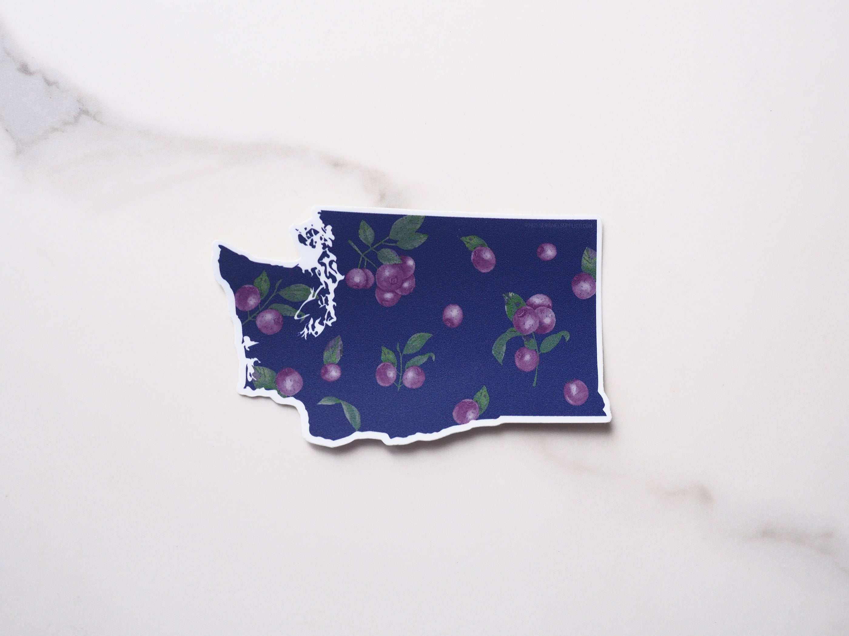 Huckleberry Washington Sticker
