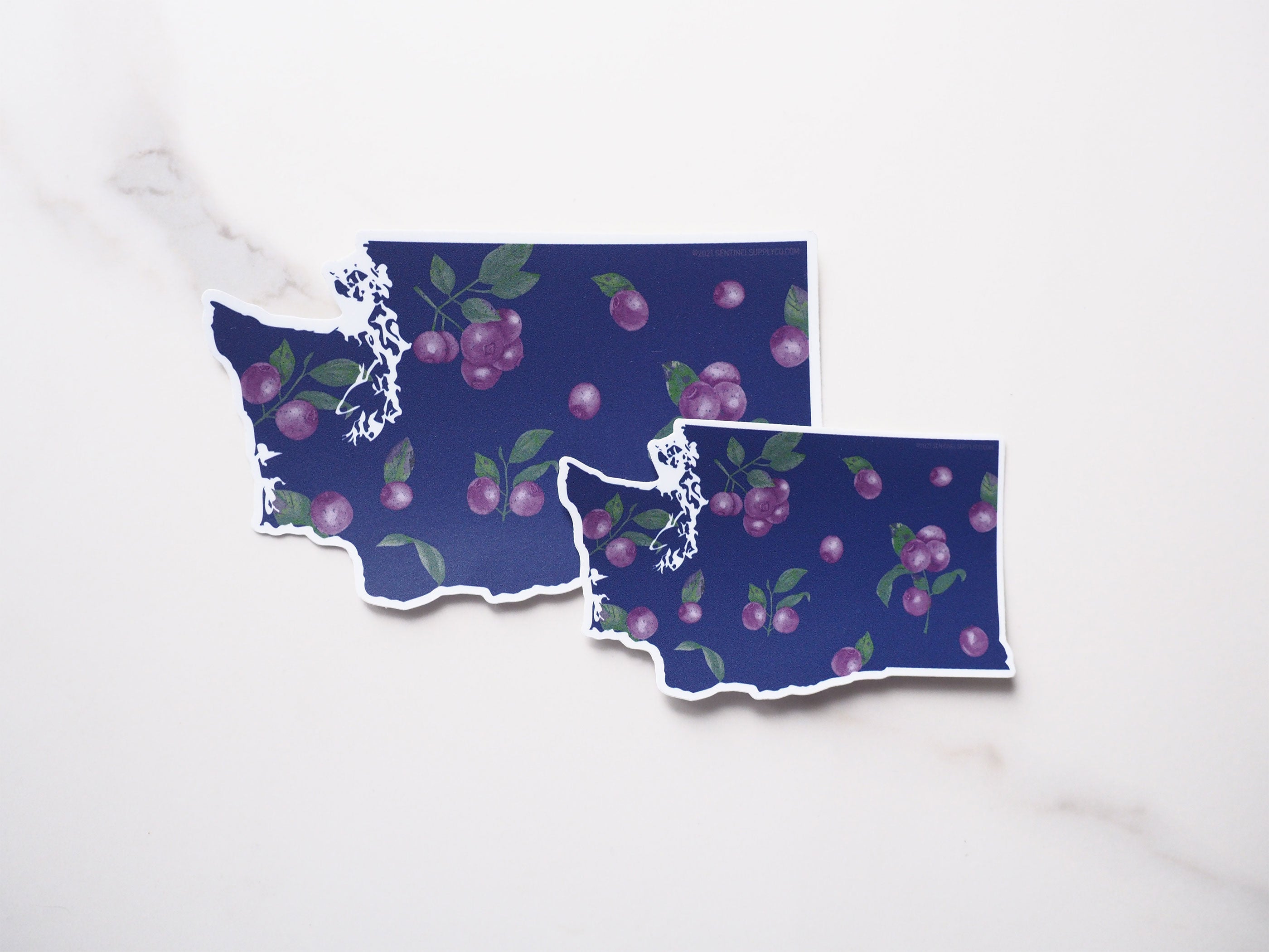 Huckleberry Washington Sticker