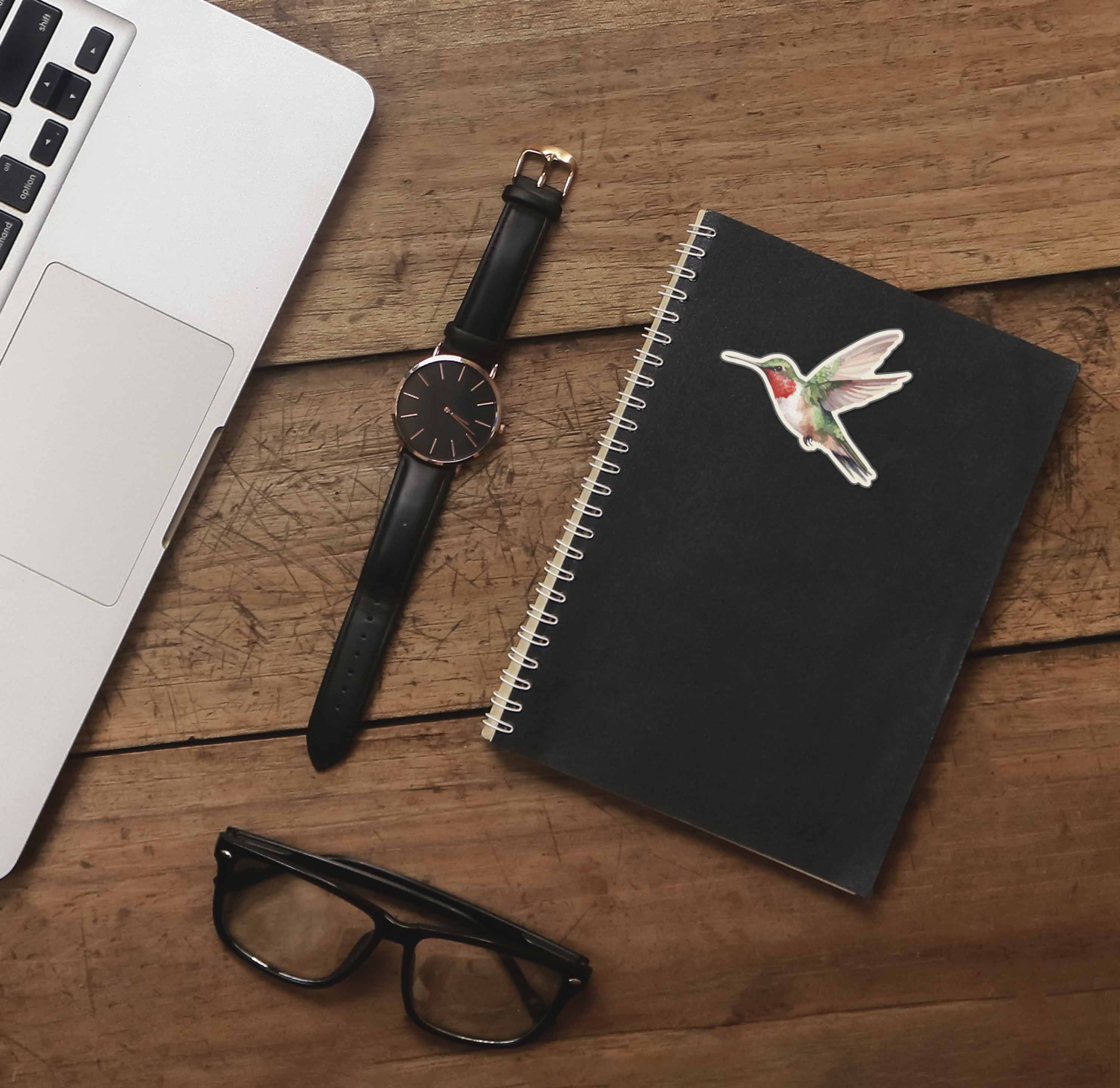 Hummingbird Sticker - Mini Birdwatching Decal