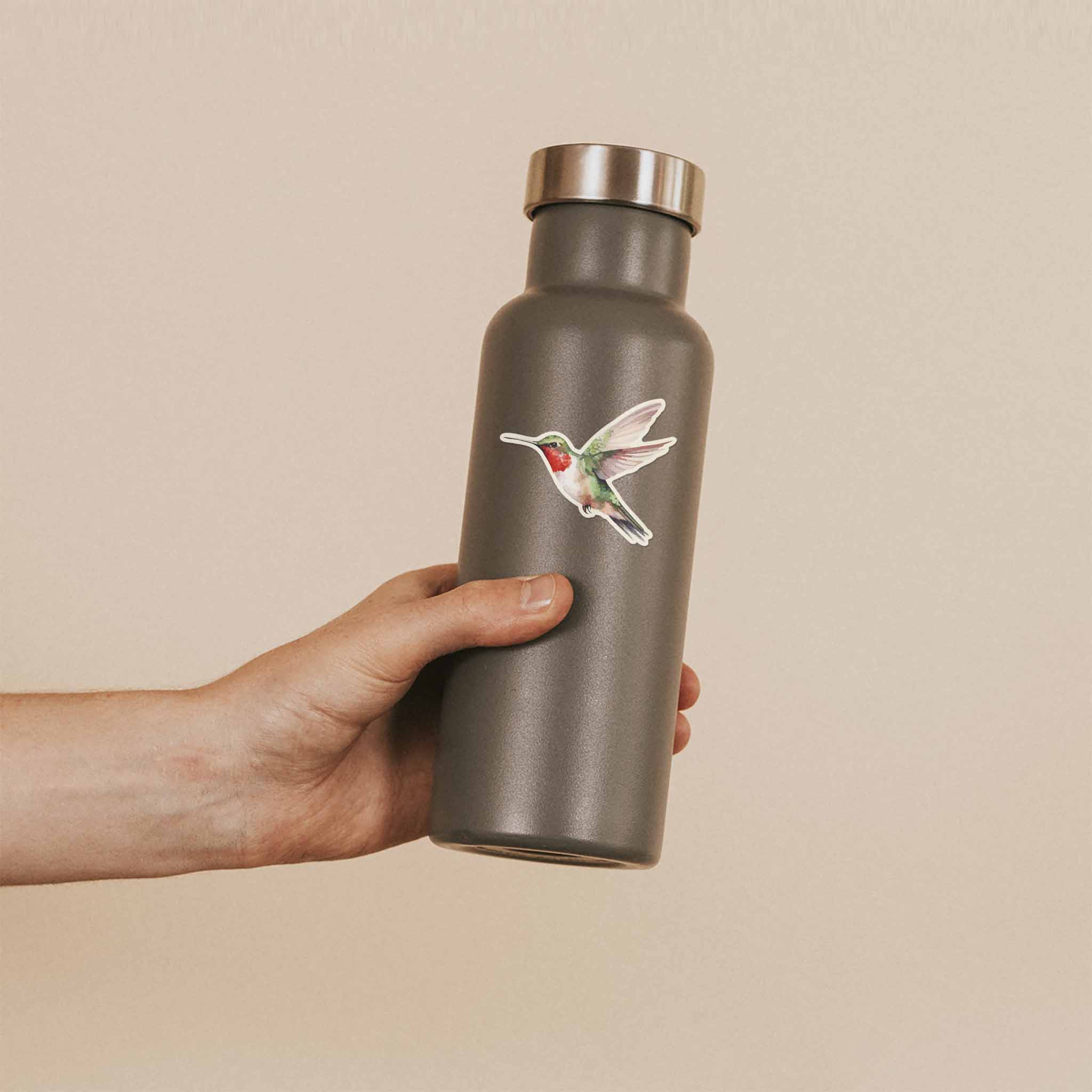 Hummingbird Sticker - Mini Birdwatching Decal