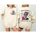 Humorous "We Don't Care Club" Unisex Sweatshirt – Ironic Sarcastic Statement Top
