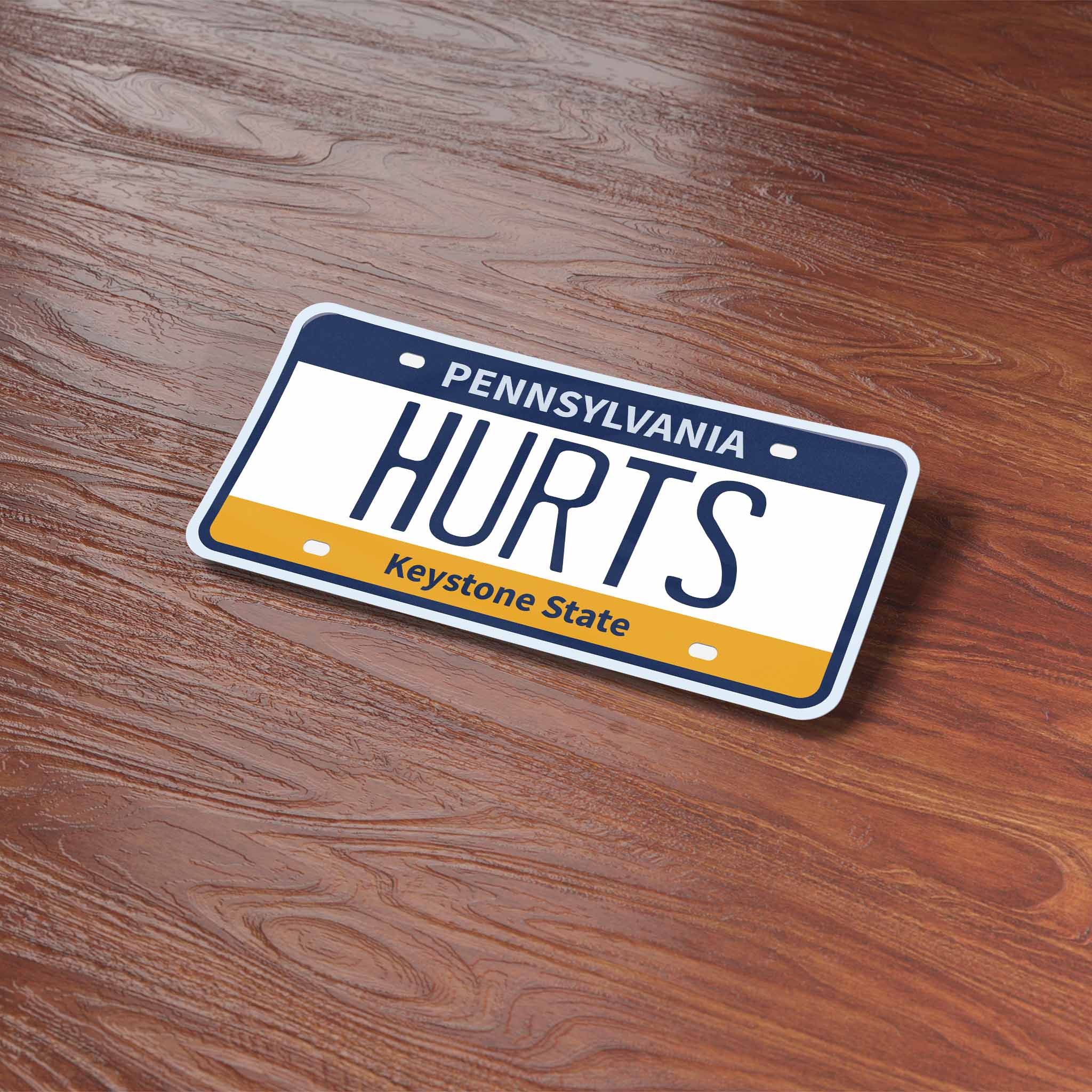 Jalen Hurts Philly Sports Pennsylvania License Plate Sticker