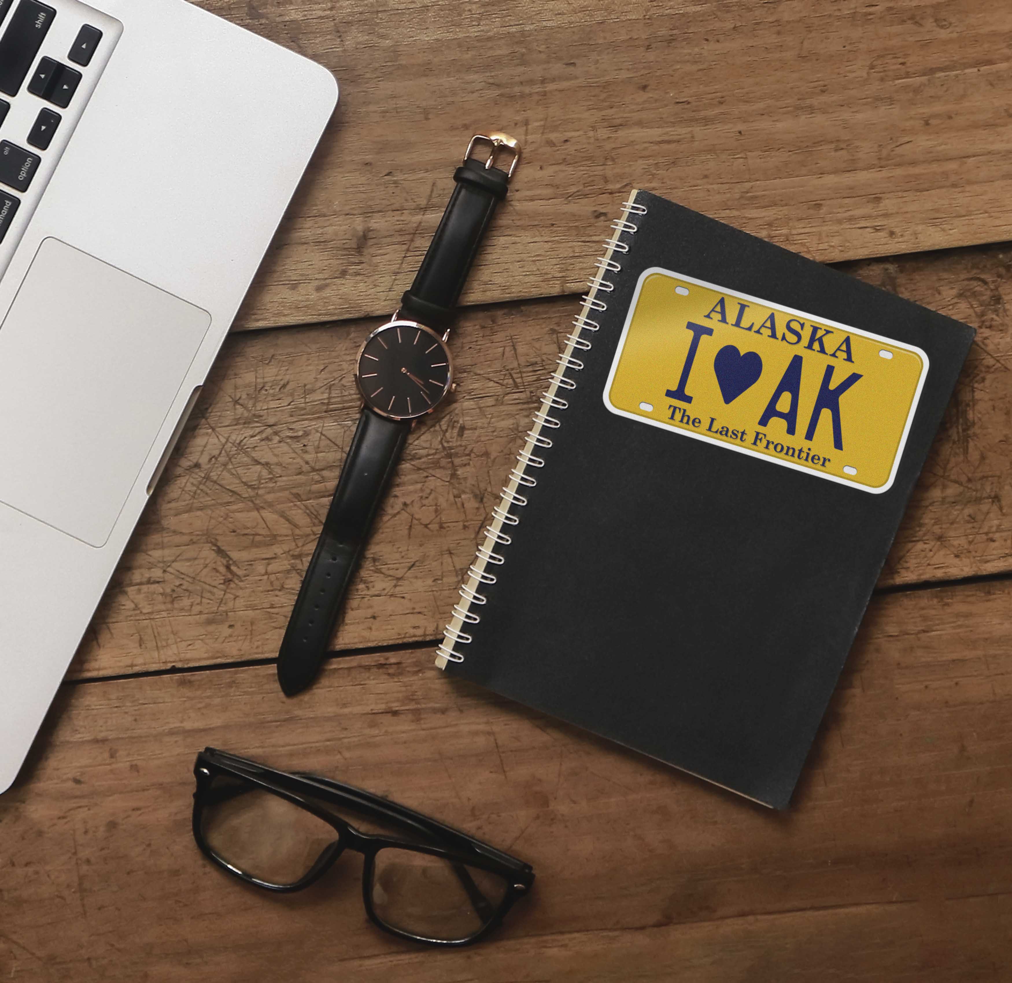 Alaska License Plate Stickers - Choose Your AK City