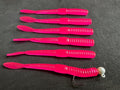 4" (Hot Pink) Steelhead Worms (6 Pack)