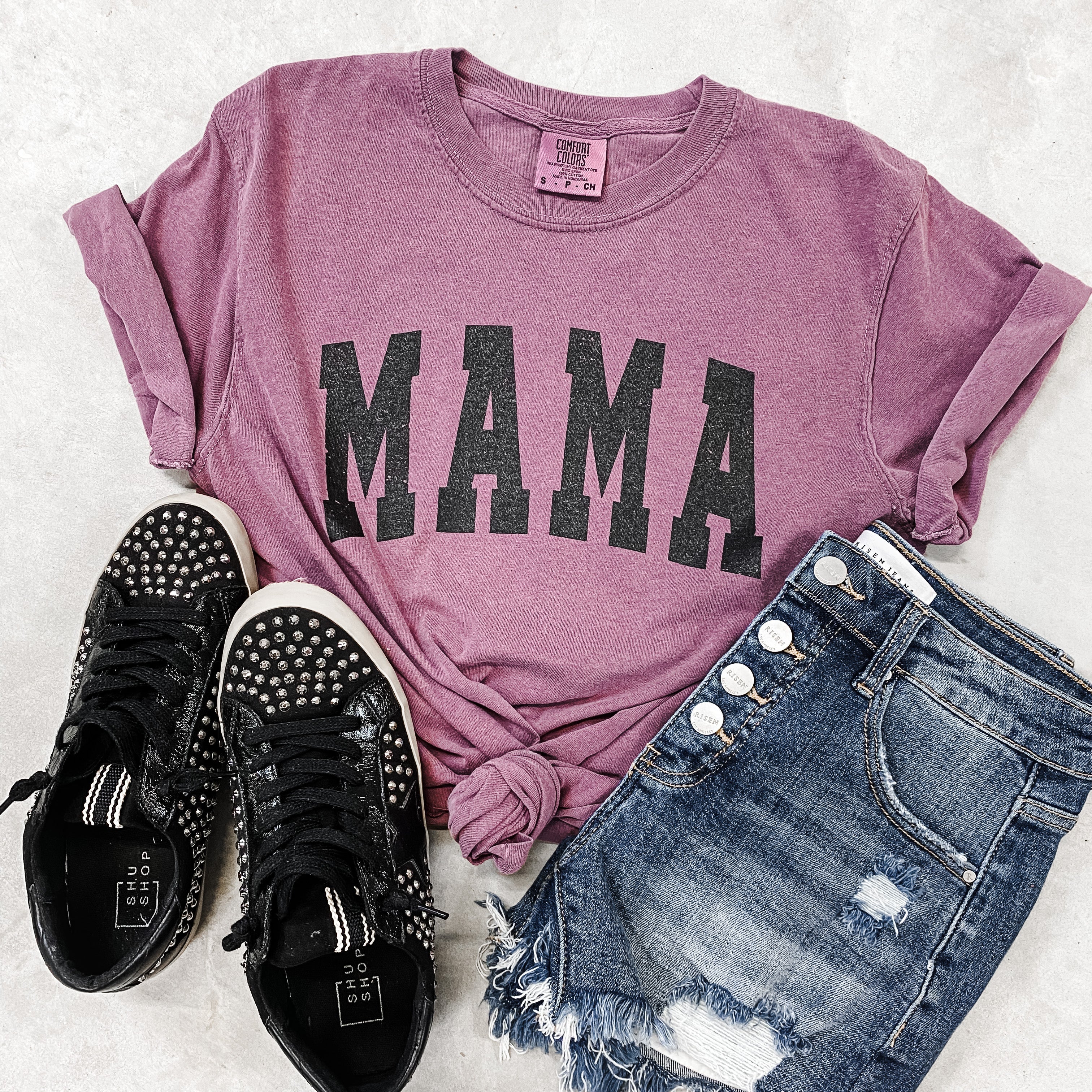 MAMA Tee *Berry (S-3X)