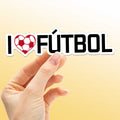 I Love Futbol Sticker - Cool Soccer Sports Decal