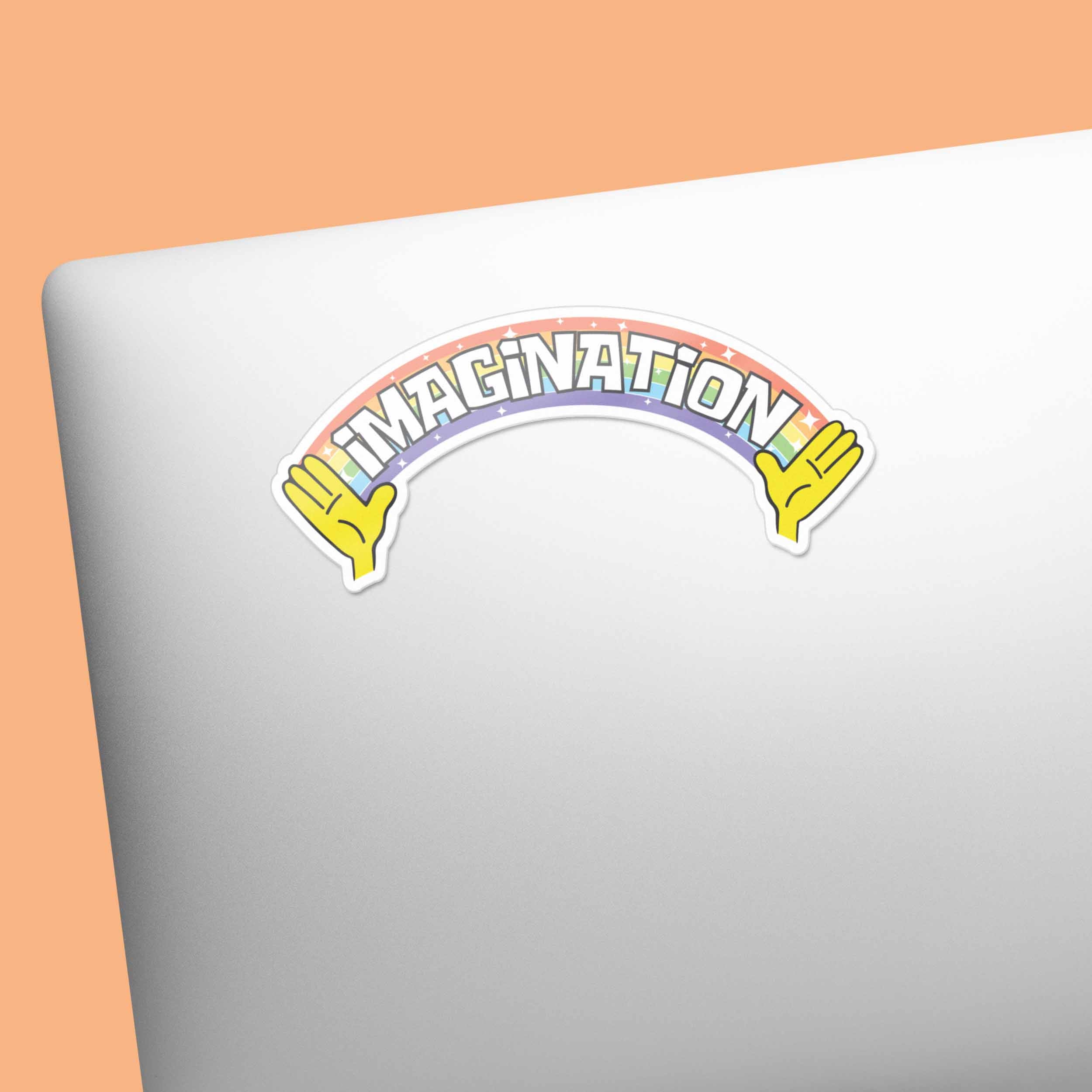 Imagination Funny TV Quote Sticker