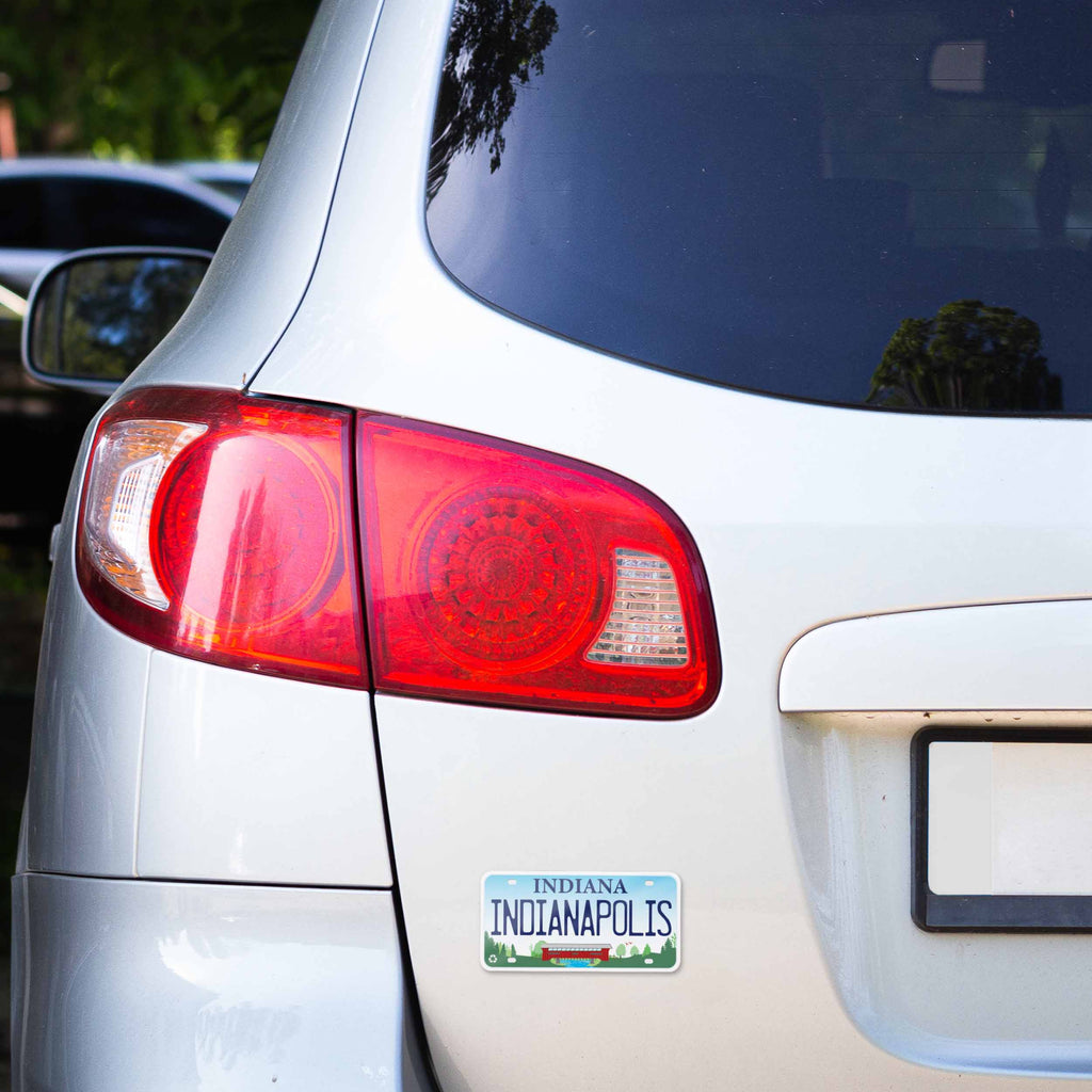 Indianapolis Indiana Car Magnet - Flexible IN Fridge Magnet
