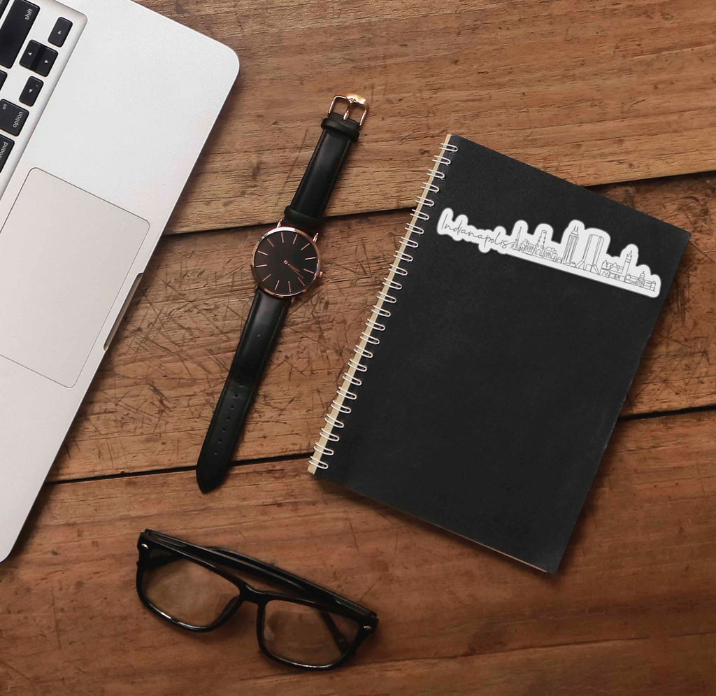 Indianapolis Skyline Sticker