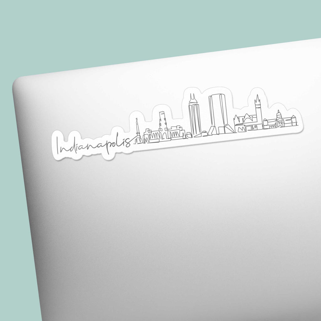 Indianapolis Skyline Sticker
