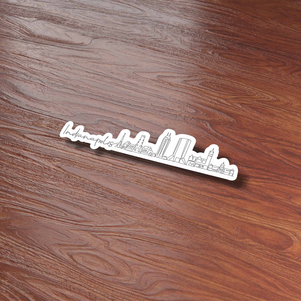 Indianapolis Skyline Sticker