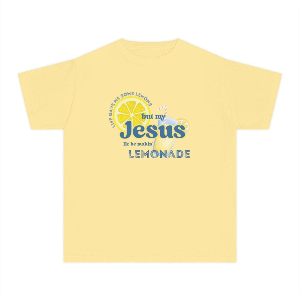 Inspirational Christian Shirt – Lemonade Faith Tee, "Life Gave Me Lemons but Jesus Makes Lemonade" Shirt, Cute Religious Gift, Bible Verse Top