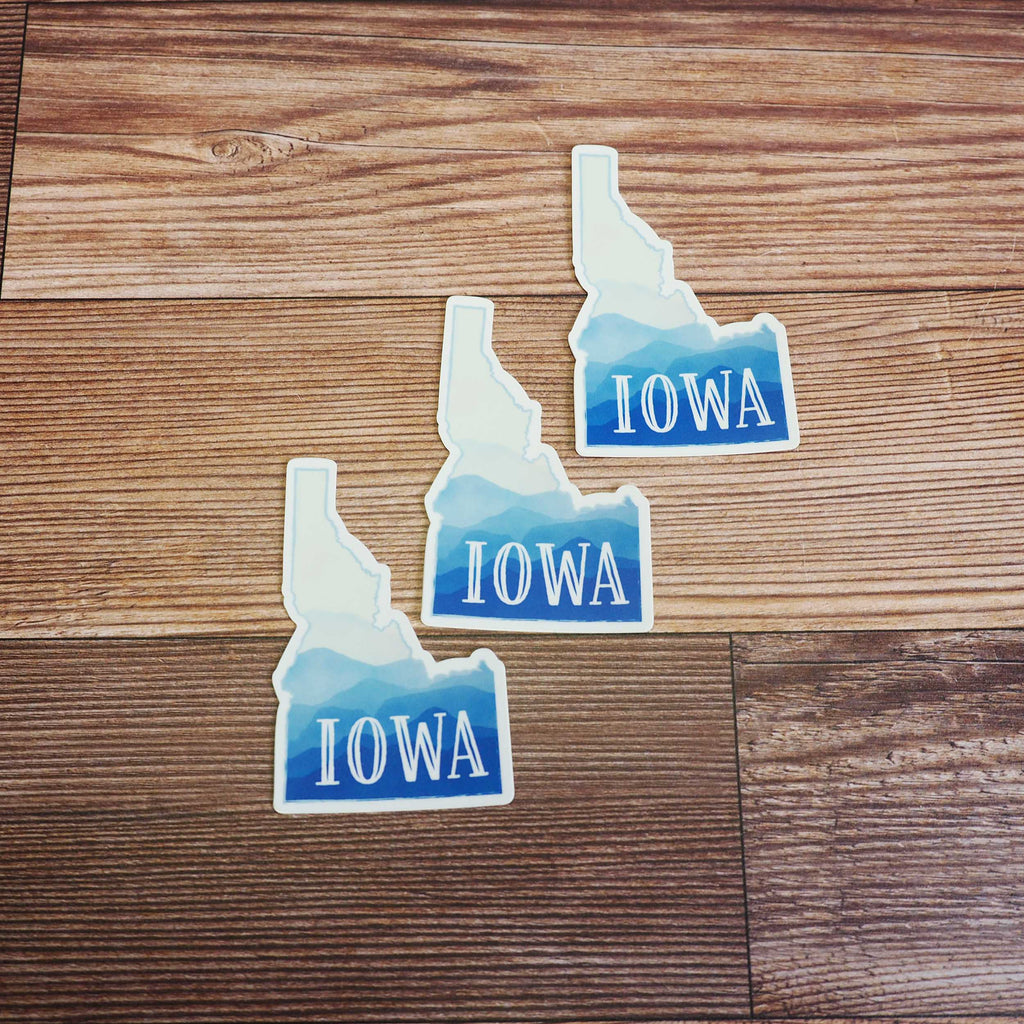 Iowa Idaho Sticker