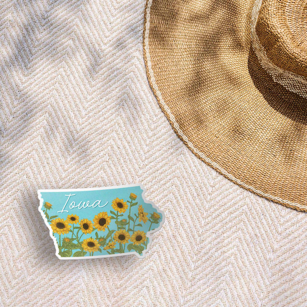 Iowa Sunflower Sticker