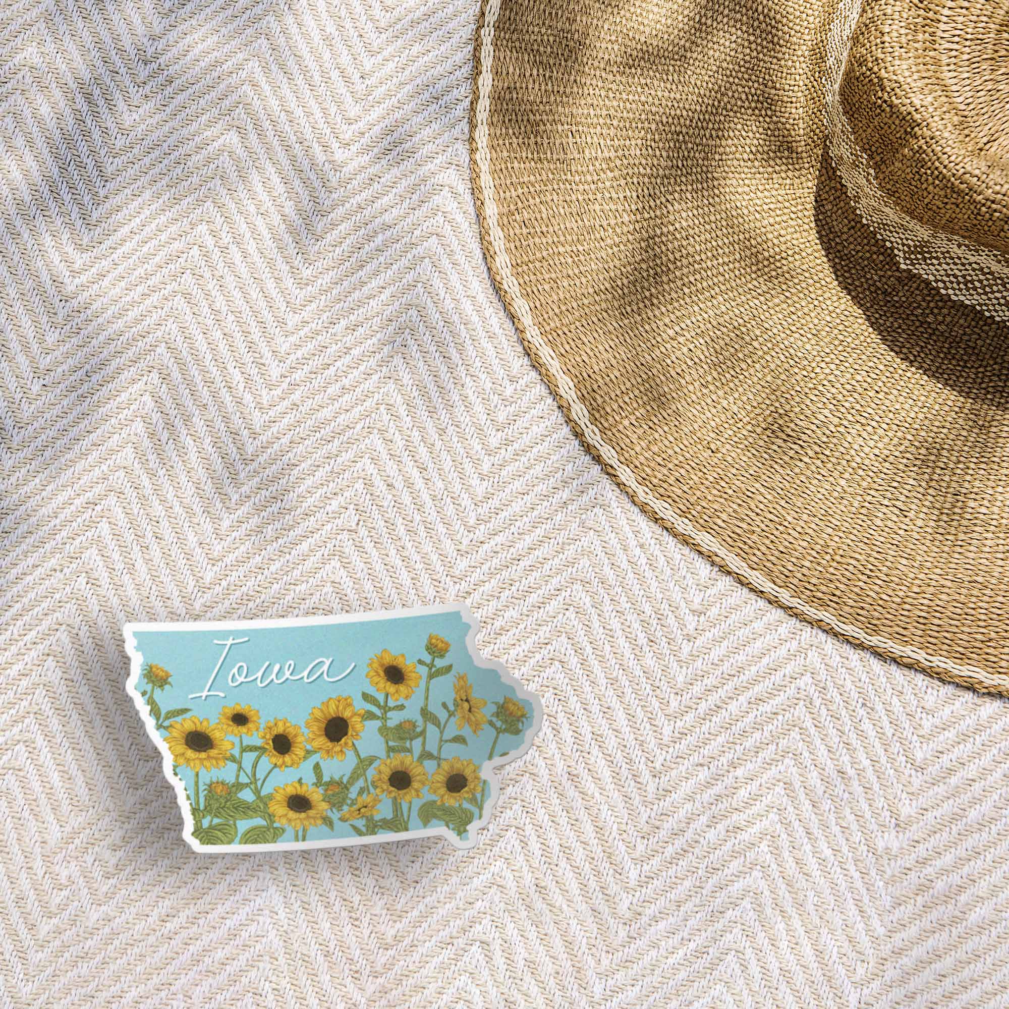 Iowa Sunflower Sticker
