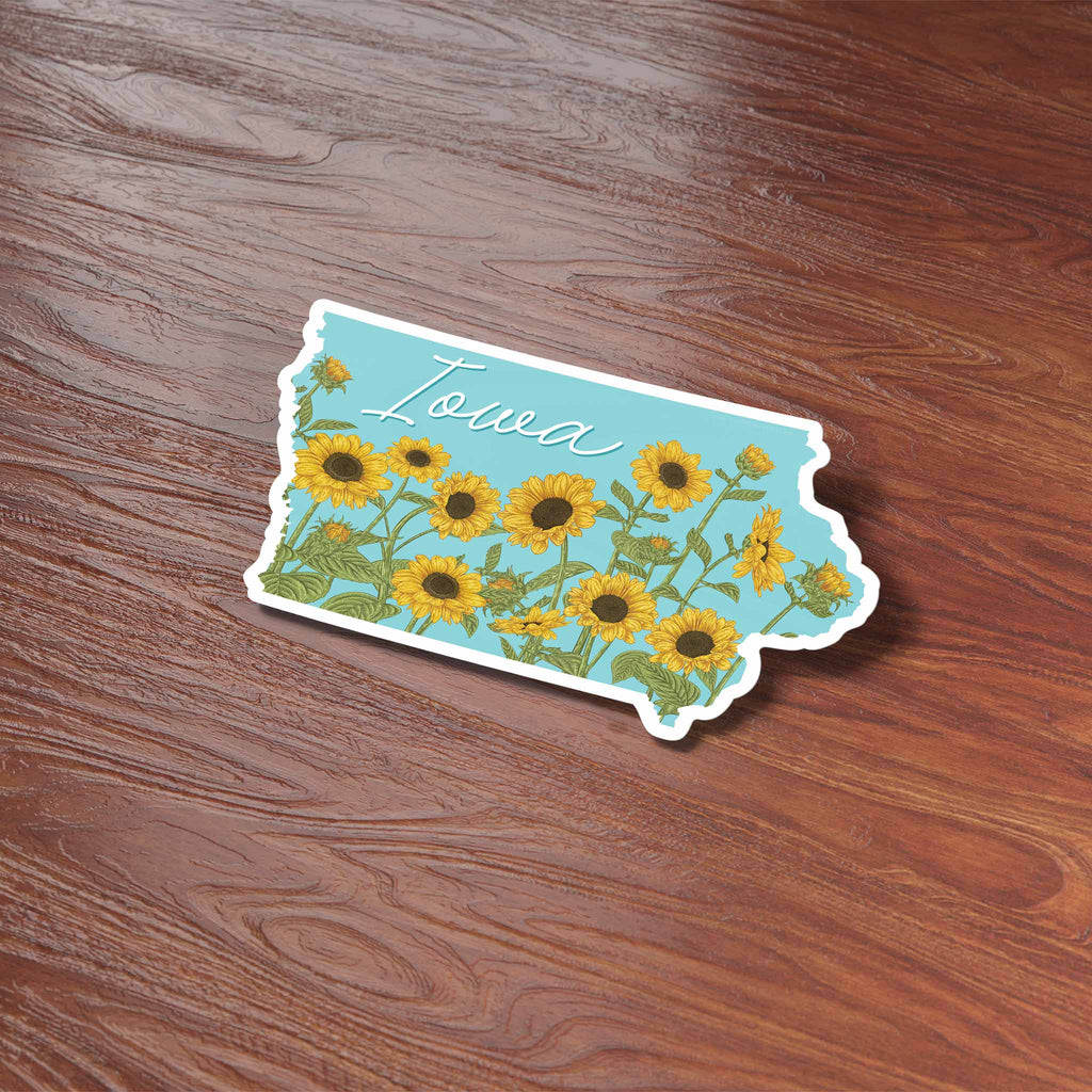 Iowa Sunflower Sticker