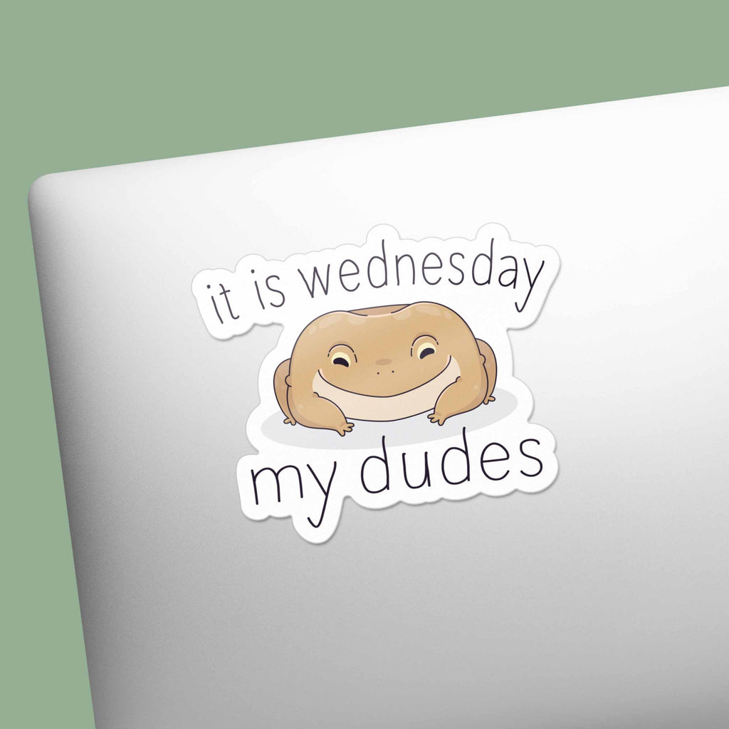 It is Wednesday My Dudes Funny Meme Sticker