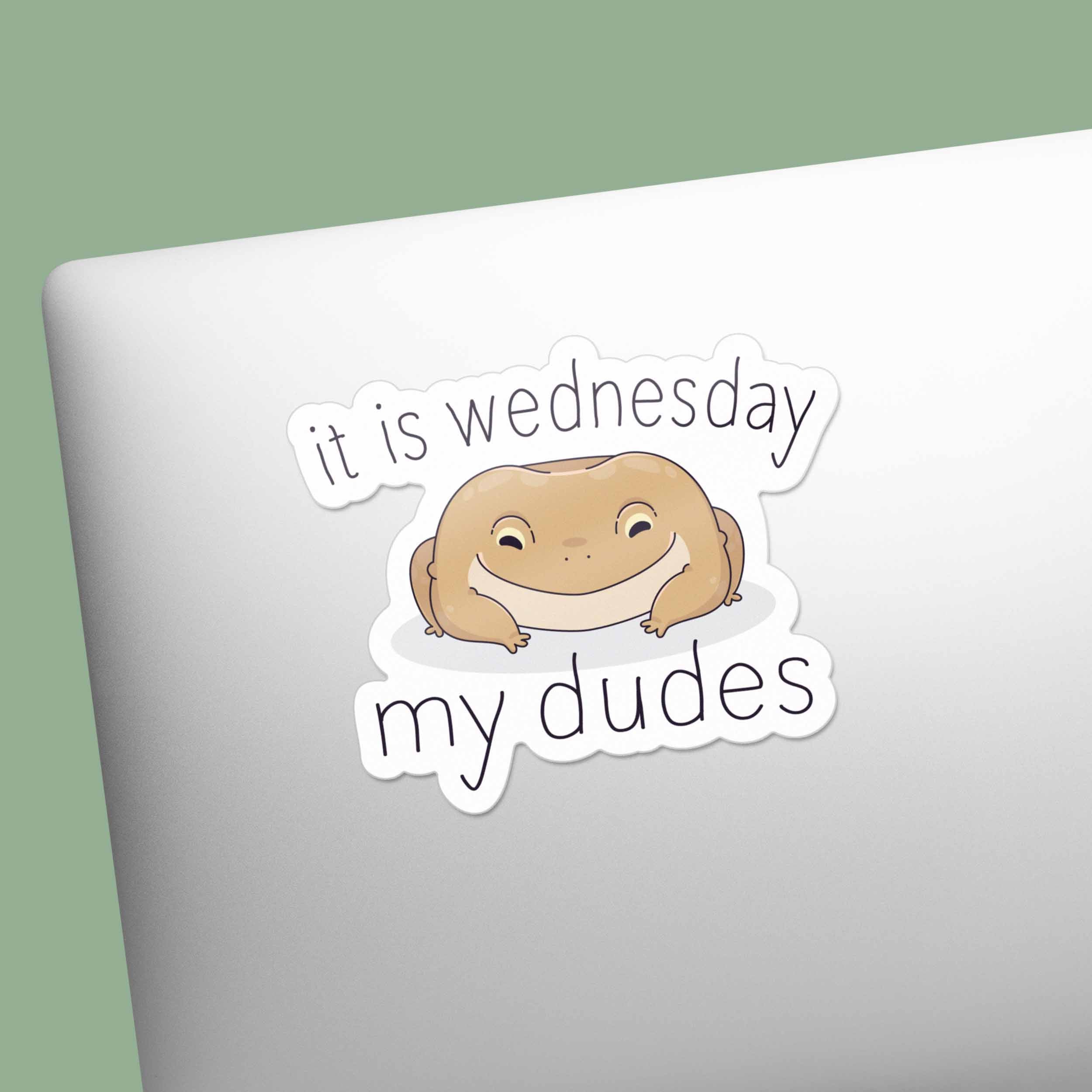 It is Wednesday My Dudes Funny Meme Sticker