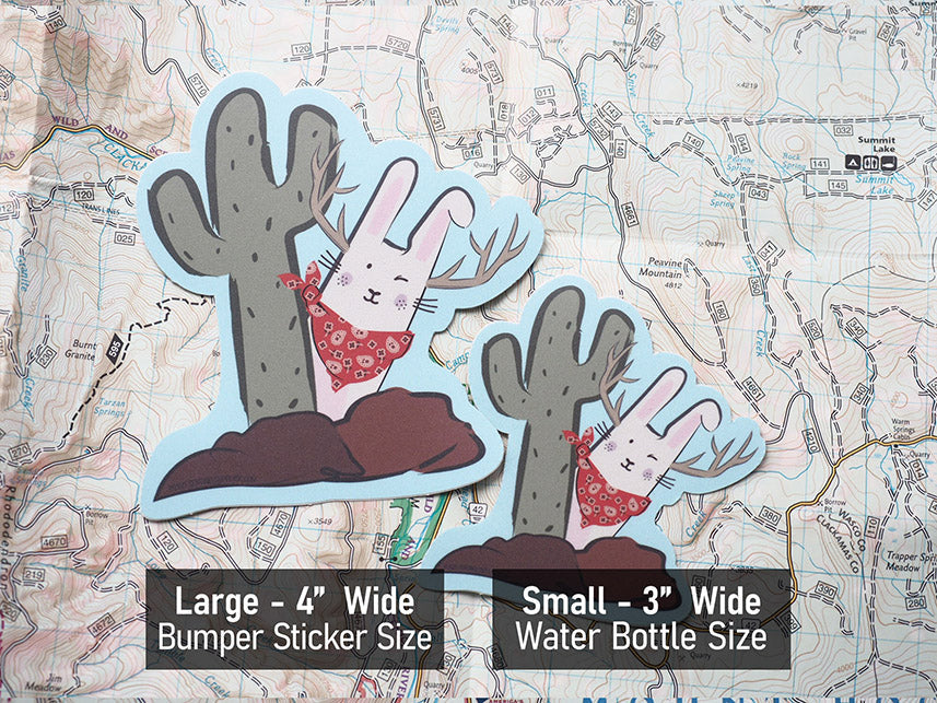 Cute Jackalope Sticker