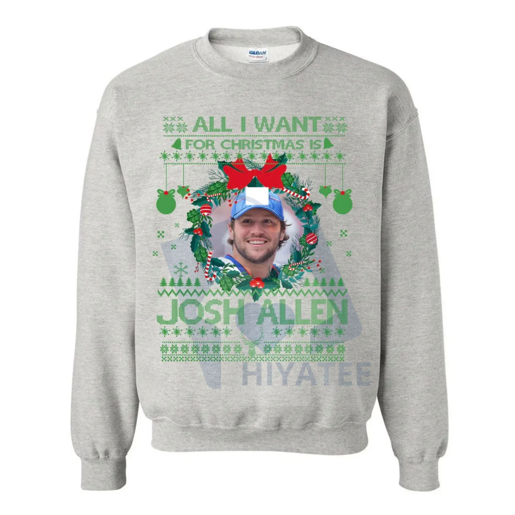 Josh Allen Shirt #17: Buffalo City Football Vintage Sweatshirt, Game Day Pullover, Gift Idea for Football Lovers