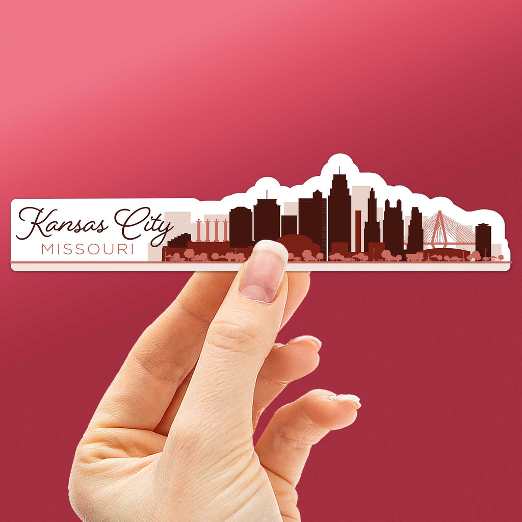 Kansas City Skyline Sticker