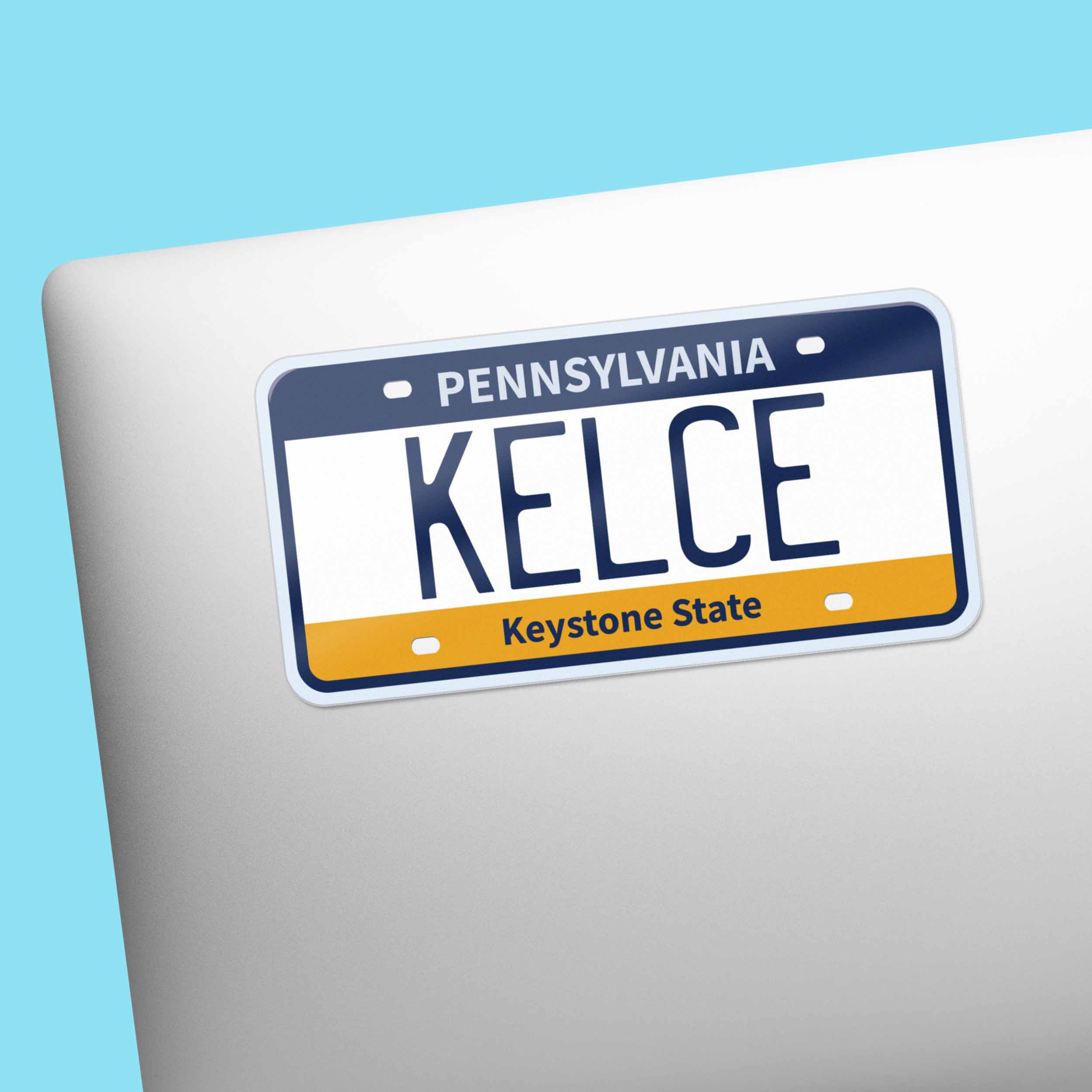 Kelce Philly Sports Pennsylvania License Plate Sticker