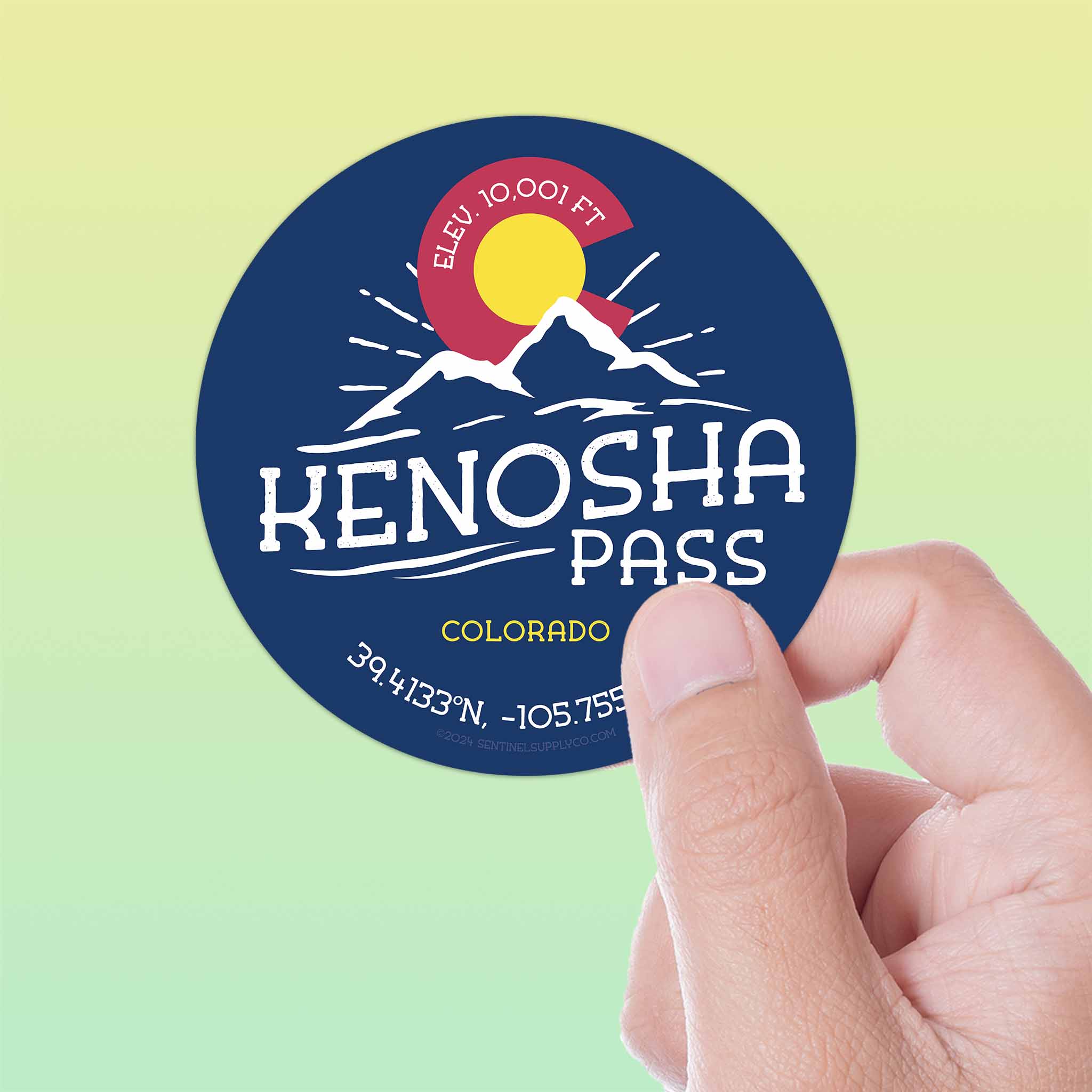 Kenosha Pass Colorado Stickers