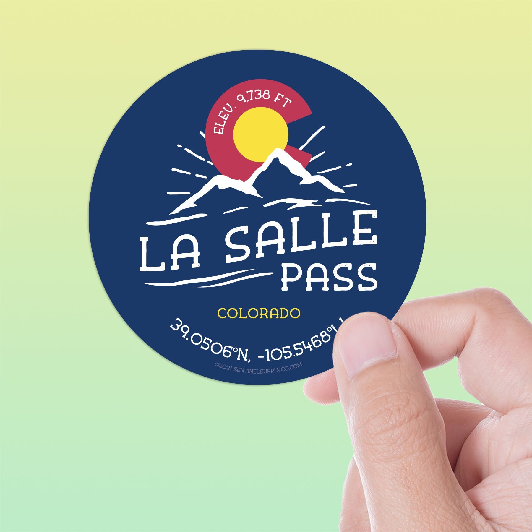 La Salle Pass Colorado Stickers