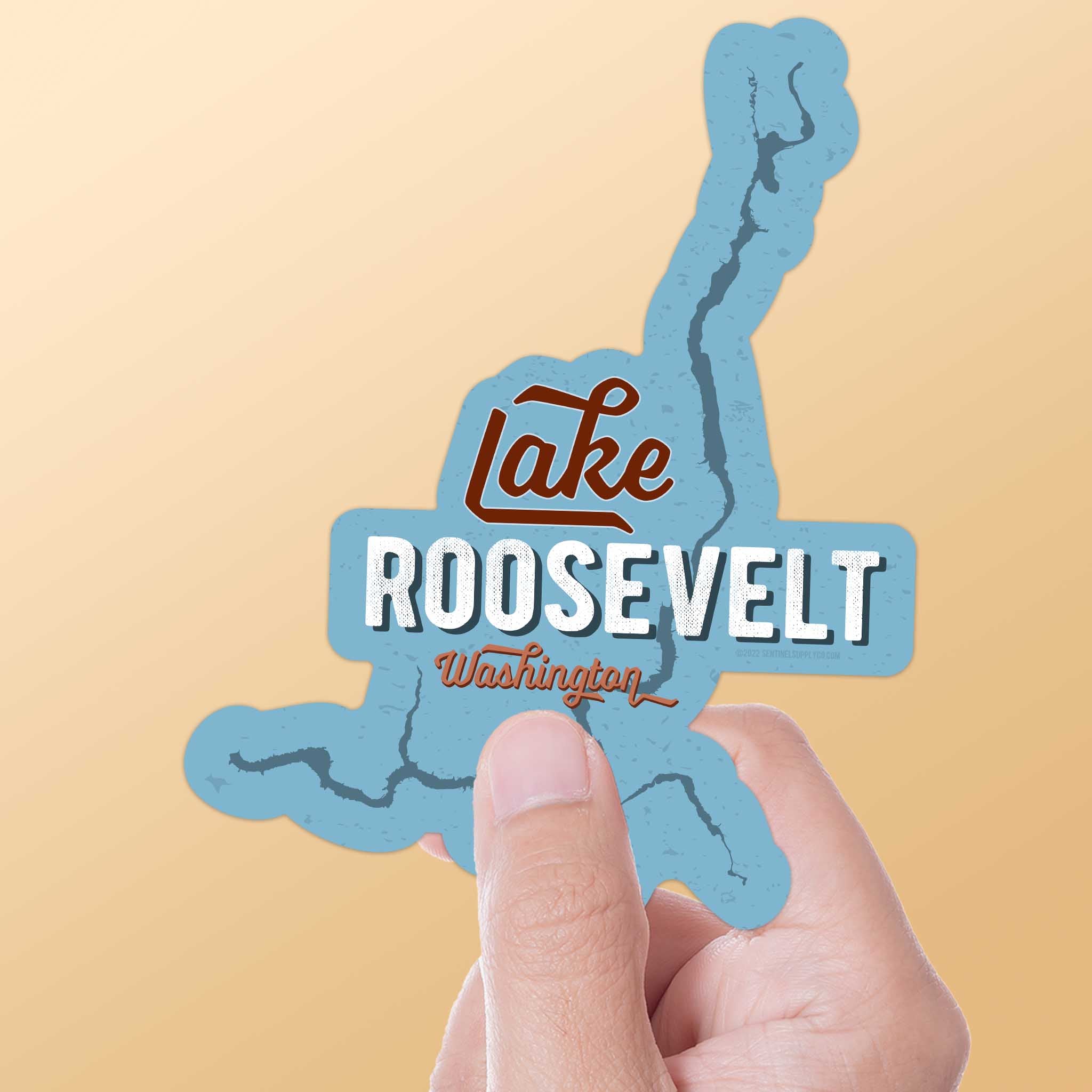 Lake Roosevelt Washington Sticker