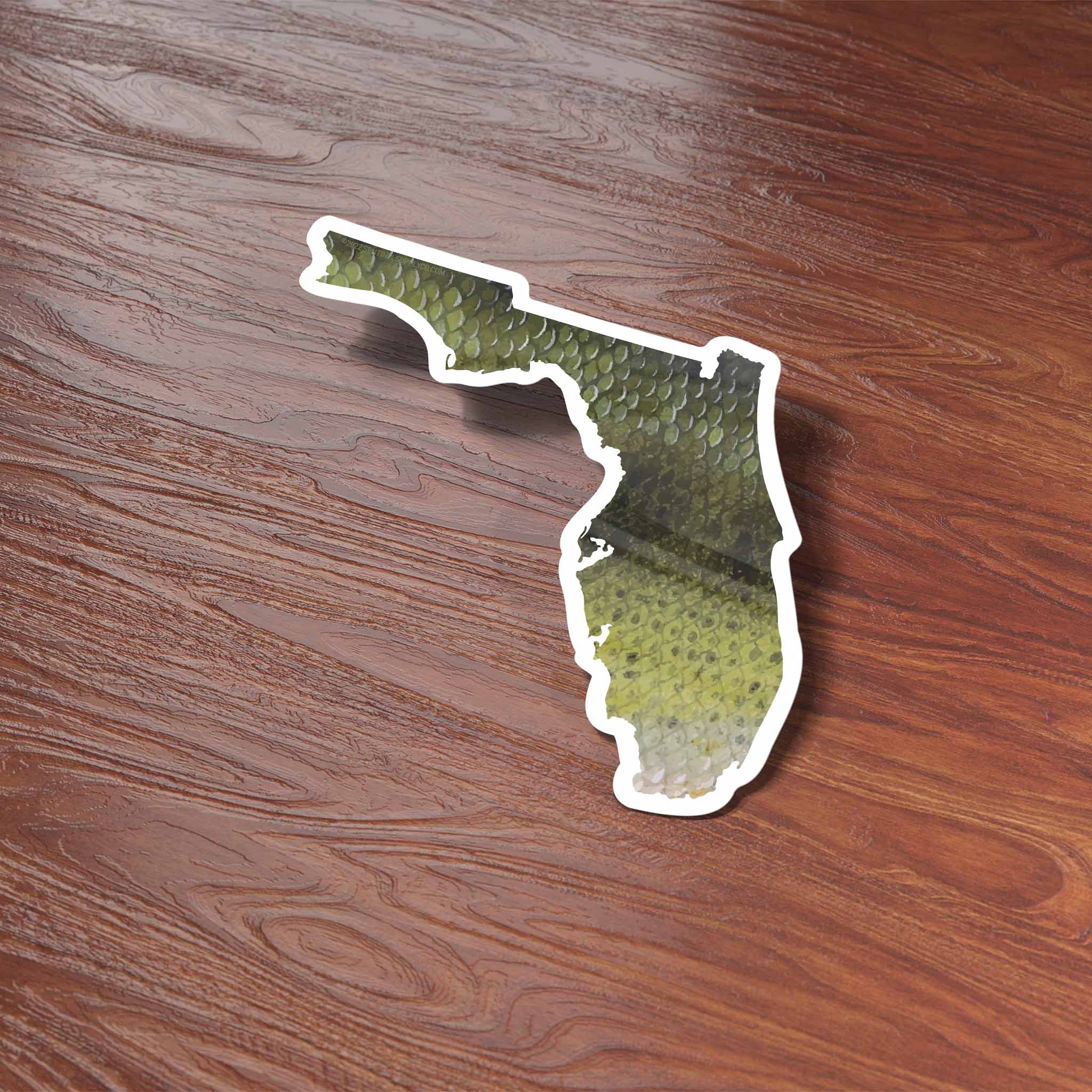 Largemouth Bass Florida Fishing Sticker
