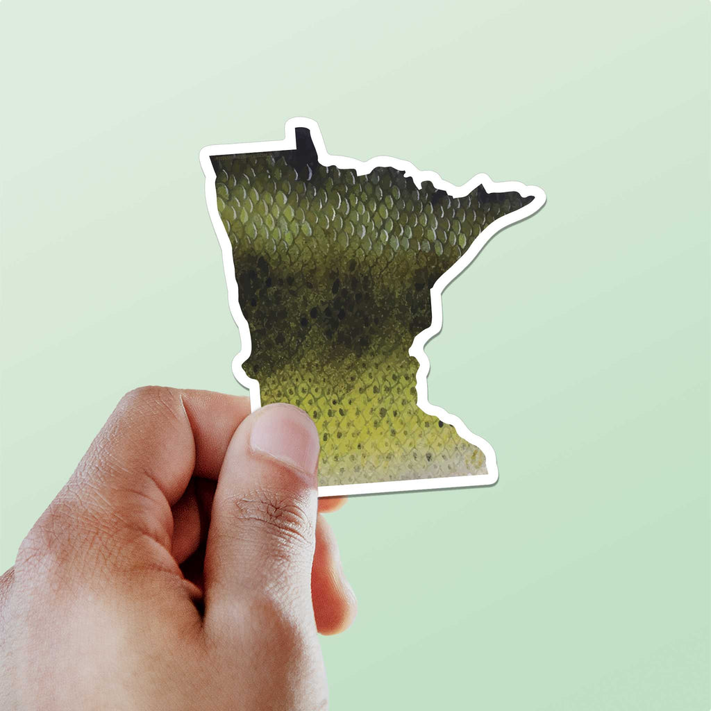 Largemouth Bass Minnesota Fishing Sticker