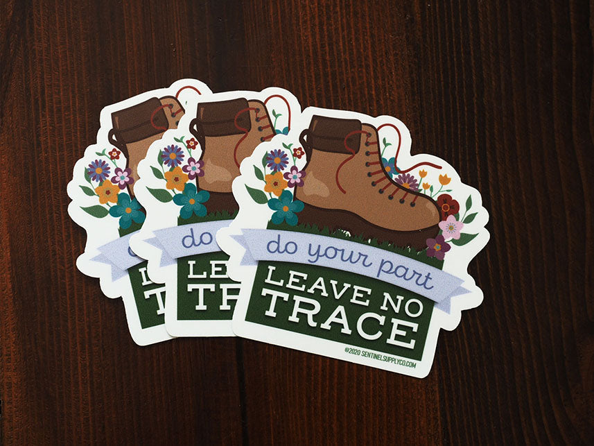 Leave No Trace Sticker Pack of 3