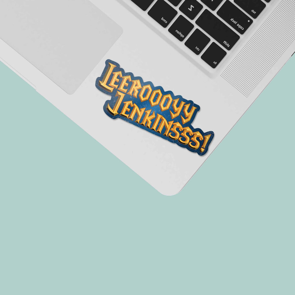 Leeroy Jenkins Funny Gaming Sticker