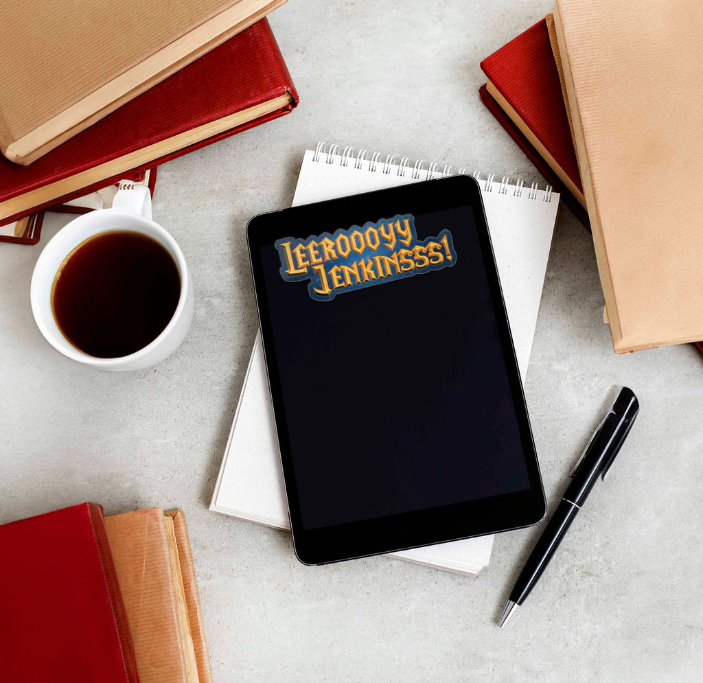 Leeroy Jenkins Funny Gaming Sticker