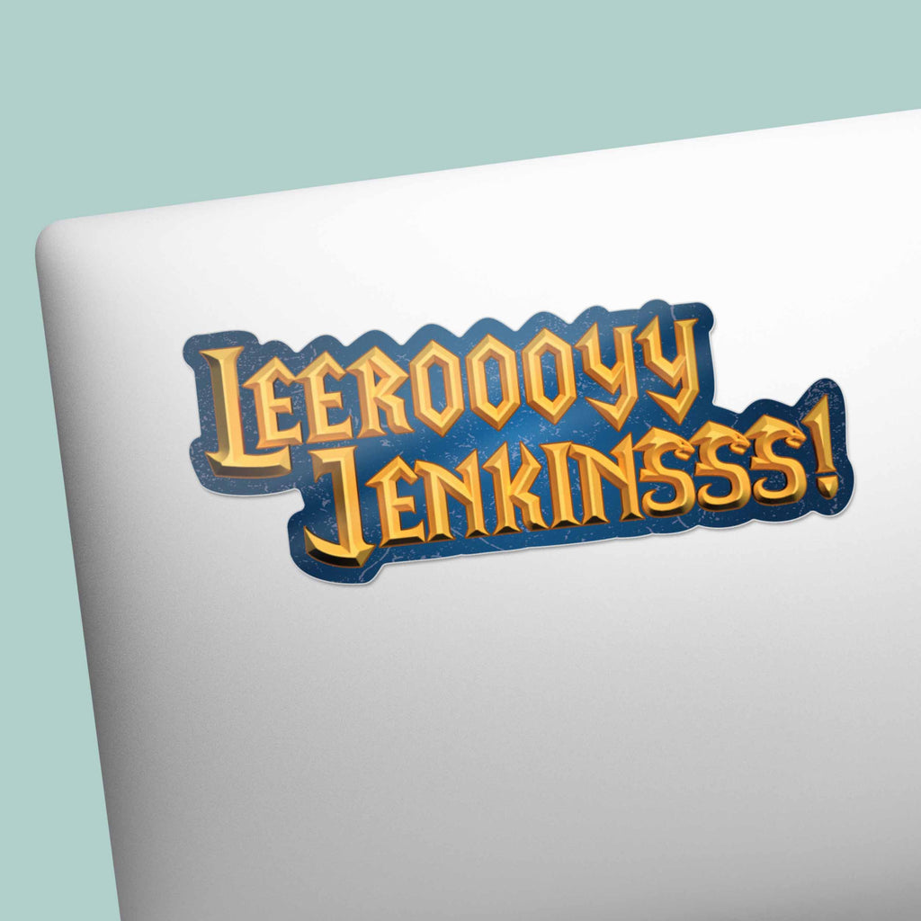 Leeroy Jenkins Funny Gaming Sticker