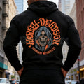 Legacy Road HD Motorcycles Hoodie – Vintage Biker Graphic Pullover, American Classic Motorcycle Streetwear, Unisex