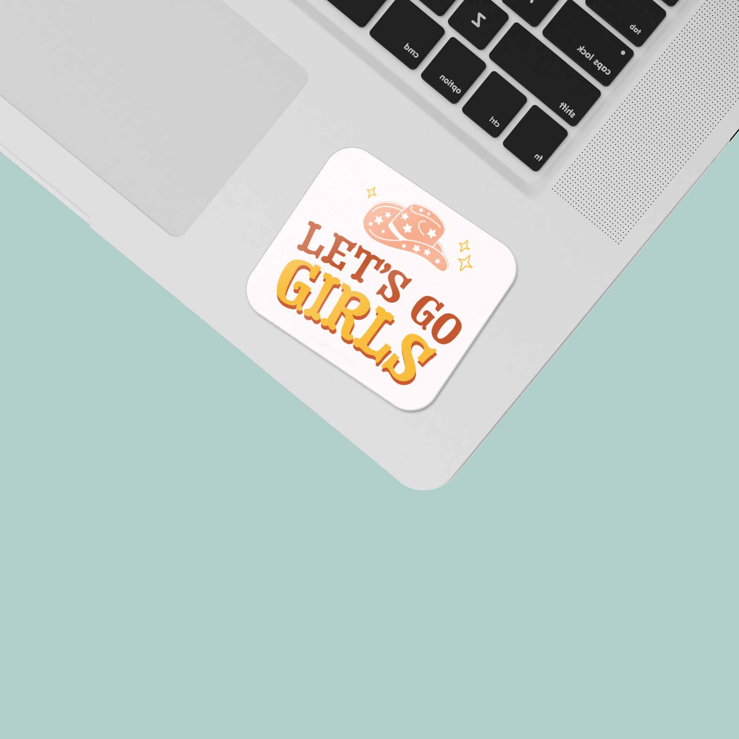 Let's Go Girls Sticker - Mini Cowgirl Decal