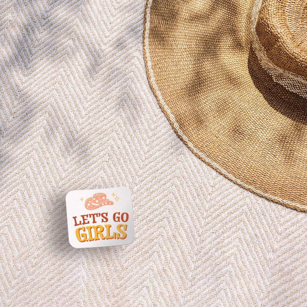 Let's Go Girls Sticker - Mini Cowgirl Decal