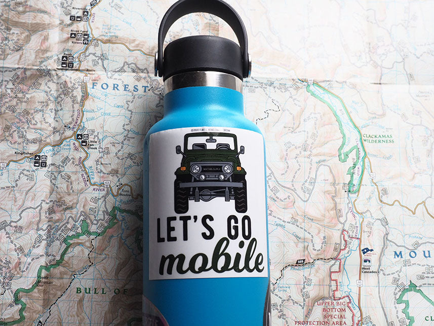 Lets Go Mobile Toyota Land Cruiser FJ40 Bumper Sticker
